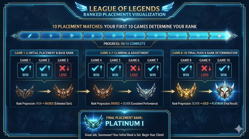 Ranked Placements Explained: How Your First 10 Games Determine Your Rank