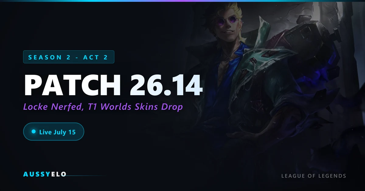 LoL Patch 26.14 Preview: Every Buff, Nerf & System Change