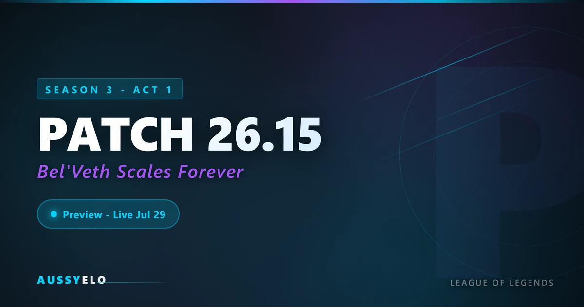 LoL Patch 26.15 Preview: Bel'Veth Rework, Locke Nerfs & Every Change